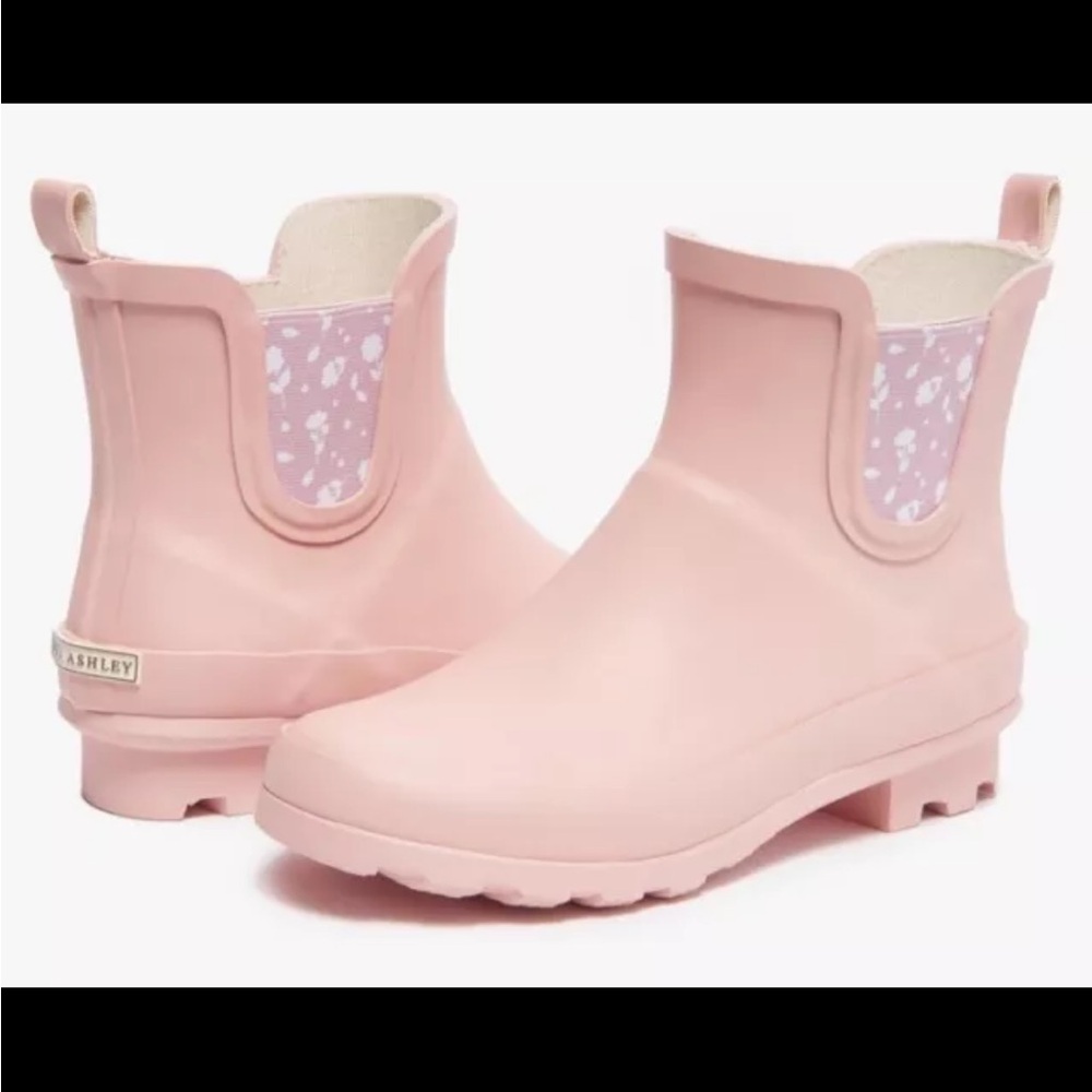 Laura Ashley Ladies Rain Boots, Lightweight Waterproof